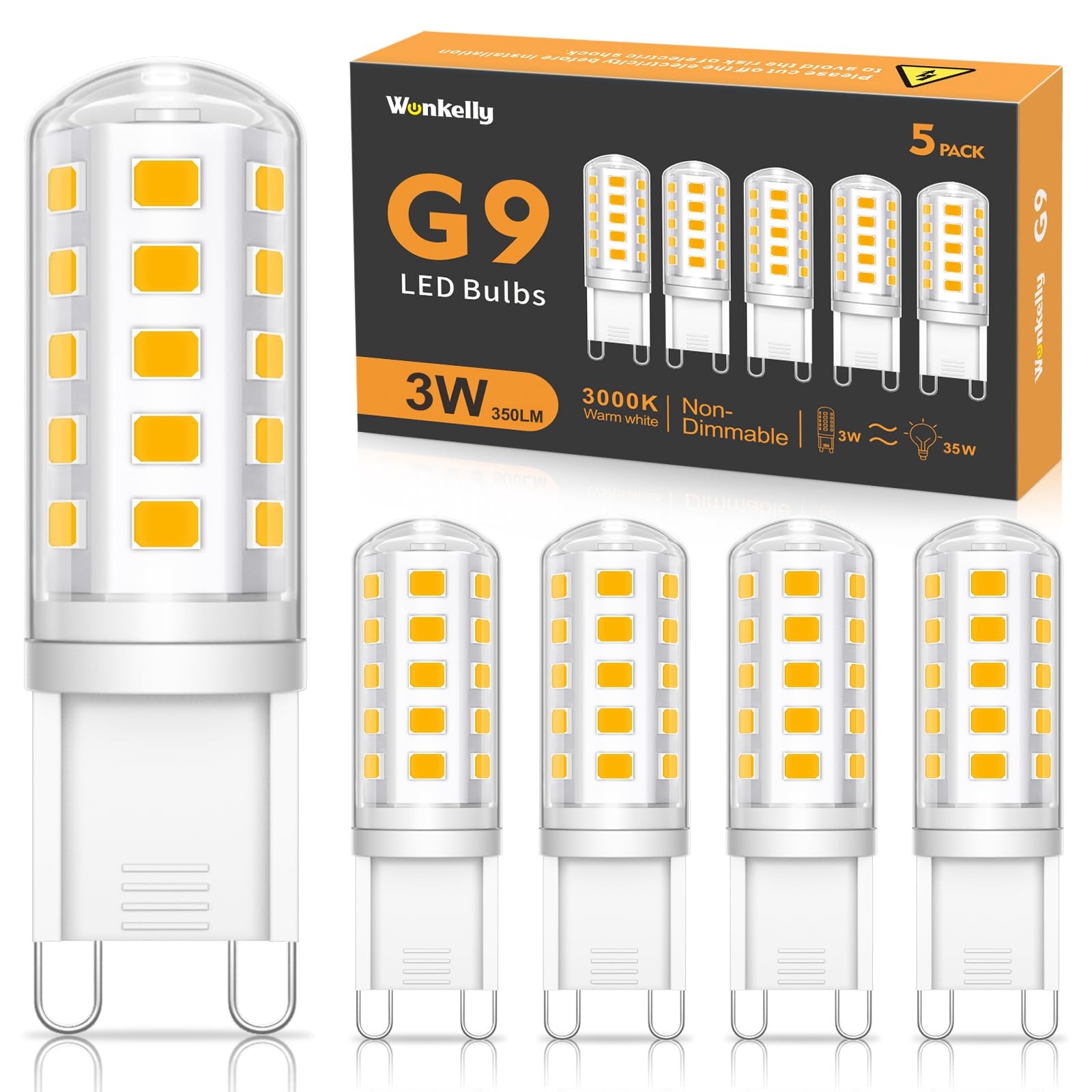 Ampoule LED G9 5W Haute Luminosité pour Remplacer un Halogène Brûlant