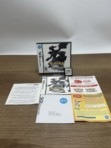 Pokemon White Version (Nintendo DS, 2011) 100% Complete CIB - Authentic - MINT