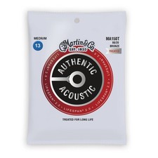 NEW Martin Authentic Acoustic Lifespan 2.0 - MA150T - 80/20 Bronze - Medium