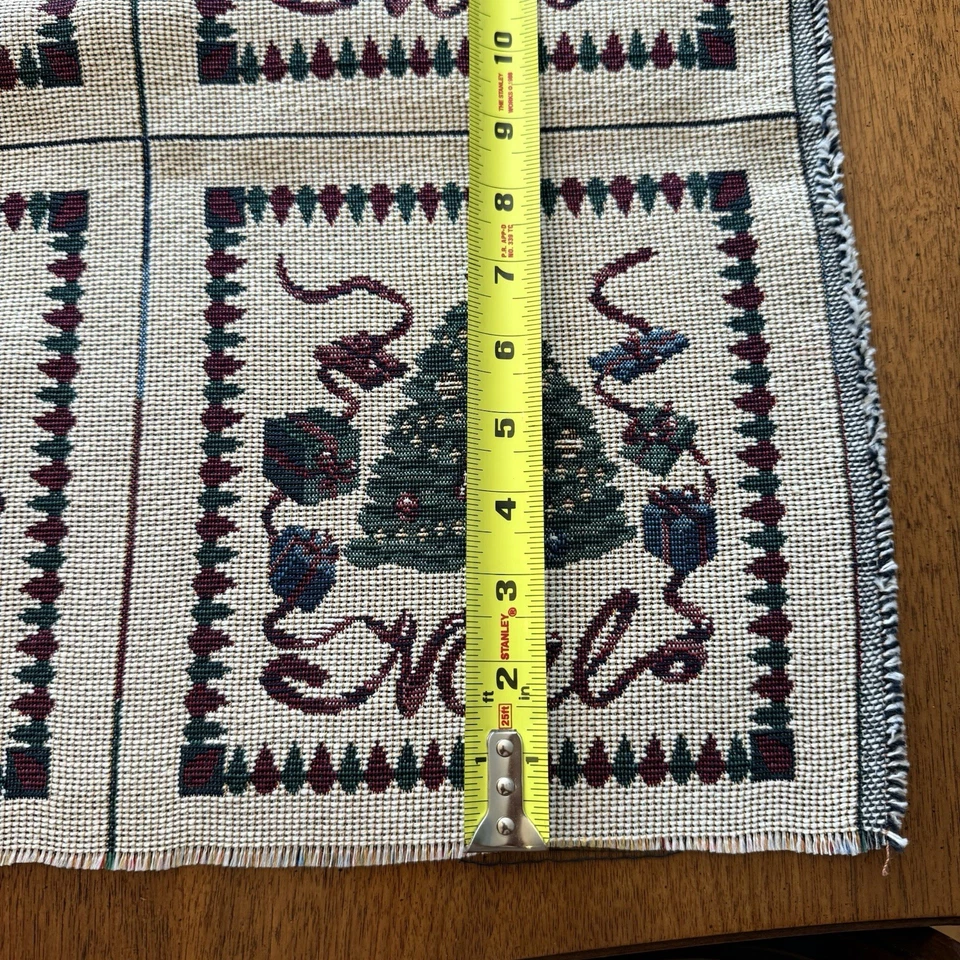 Christmas Tapestry Christmas Fabric /Pillow /Stocking / Cushion Panels 1 Yard - Image 4 of 4