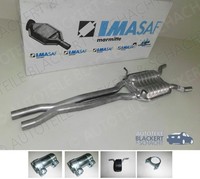 Imasaf Auspuff Mitteltopf + Anbauteile für VW Passat Syncro/4Motion 1998-2005