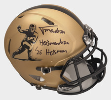 Fernando Mendoza Signed Multi Inscribed Full Size AUTH Heisman Helmet Beckett