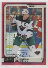 2018-19 O-Pee-Chee Platinum Red Prism 10/199 Mikko Koivu #96 0b3