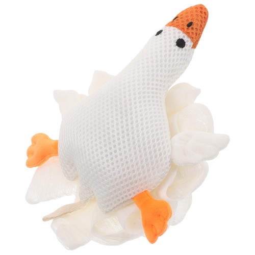 Fun Goose Cartoon Bath Sponge Reusable Loofah for Baby Shower Home Use ...
