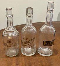 3 Pre Prohibition Back Bar Bottles Old Chatfi...
