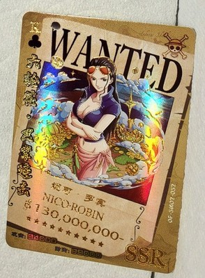 One Piece Nico Robin ''WANTED'' Chinese SSR Card # OP-5M02-052