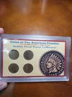 Coins Of The American Frontier Indian Head Pennies 1902, 1903, 1905, 1907 (A152)