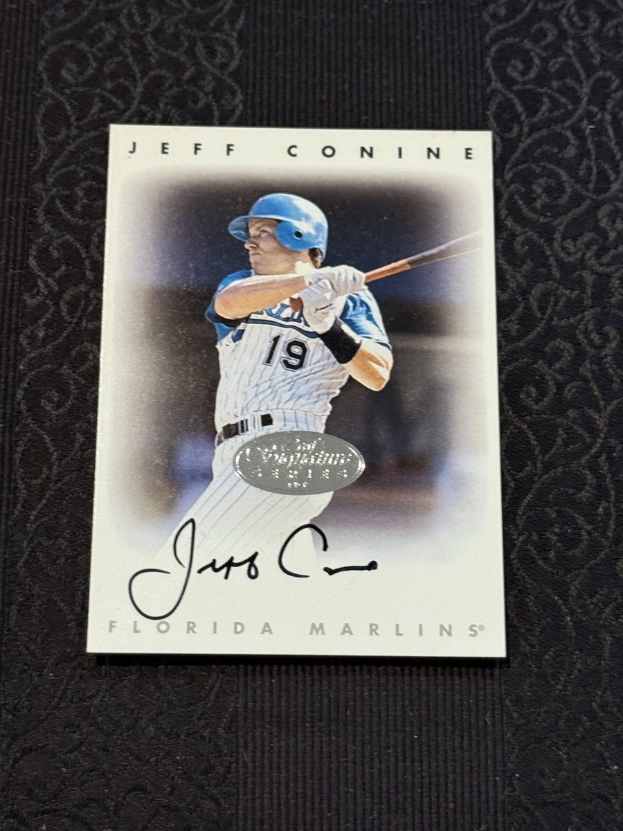Jeff Conine 1996 Leaf Signature Silver Auto autograph | eBay