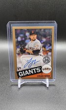 2020 Topps 1985 Topps Baseball Auto Gold /50 Logan Webb #85A SF Giants
