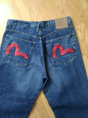 EVISU GENES VINTAGE 0454 RELAXED FIT W34 L32