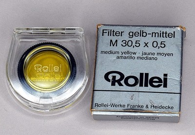 Genuine Rollei Yellow Filter for 35s/35SE with Sonnar 30.5mm x 0.5mm No. 200580