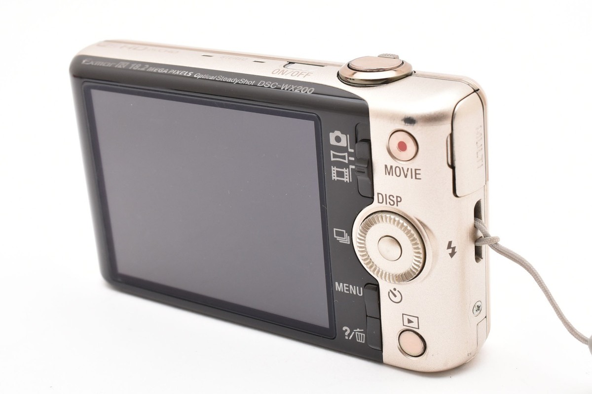 Sony Cyber-shot DSC-WX200 Gold English OK 18.2MP Compact Digital
