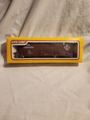 Erie Lackawanna, 40' Standard Box Ca, Single Door Full Ladders With Box
