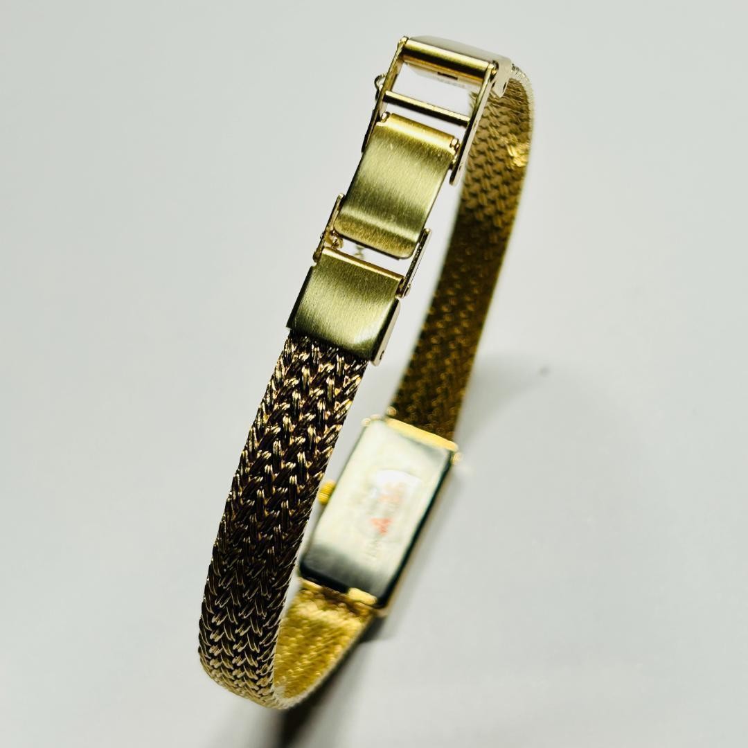 Citizen 1981 Quartz Rectangular Gold Wristwatch T… - image 6