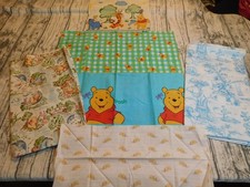 VTG FABRIC LOT WINNIE THE POOH DISNEY TOILE WINDY DAY 90's DRAGONFLY BOARDER