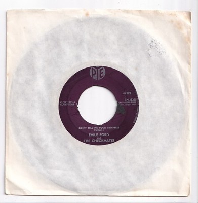 (AO751) Emile Ford & The Checkmates, Don't Tell Me Your Tr - 1959 - 7 inch vinyl