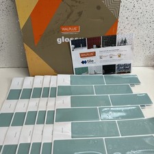 Walplus Subway Tile Brick Stickers Wall Panels Peel and Stick Backsplash -6 Pack