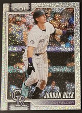 2026 Topps Series 1 Celebration Confetti Jordan Beck Colorado Rockies