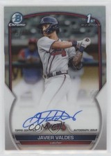 2023 Bowman Chrome Prospect Refractor 245/499 Javier Valdes #CPA-JVS Auto 11s9