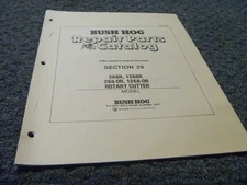 Bush Hog 268R 1268R 268-OR 1268-OR Rotary Cutter Repair Parts Catalog Manual xz