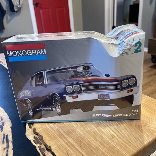 Revell Monogram’70 Chevelle 3'n 1 Heavy Chevy 1:24 Factory Sealed