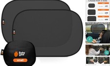 Baby Uma Car Window Shades 2 Pack - 18.9    12  , UPF 50 Car Window Covers,