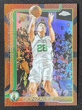 Hugo Gonzalez 2025-26 Topps Chrome Basketball Refractor Base RC #278