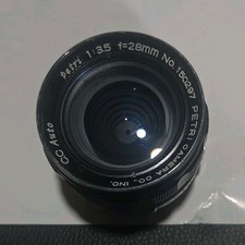 C50 Petri C.C Auto Standard 28mm f/3.5 Manual Focus Lens Model 150297