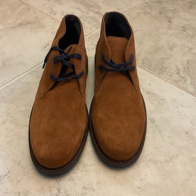 NIB - Donald J. Pliner Levi Chukka Boots Calf Suede Cognac  display picture 1