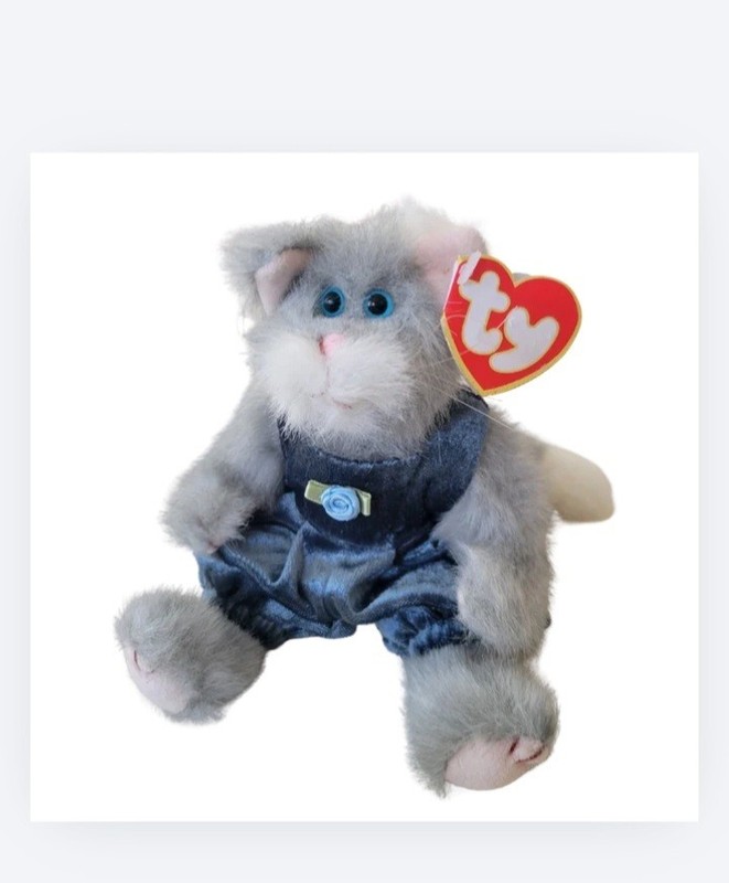 Vintage 1993 TY The Attic Treasures Collection Whiskers The Cat