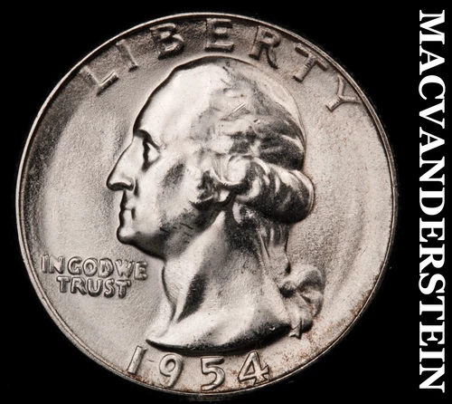 1954-S Washington Quarter- Choice Gem Brilliant Uncirculated++++ Luster #G6738