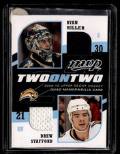 2009-10 Upper Deck MVP Two on Jerseys Vesa Toskala/Ryan Hollweg/Drew