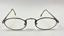 Calvin Klein Oval Eyeglasses Metal Frame 145 53 Vintage Designer RX