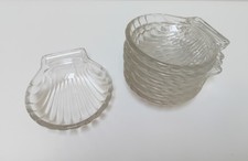 Lot de 7 coquilles Saint Jacques en verre vintage – Pyrex Sedlex 433 France