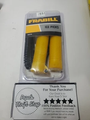 Frabill Retractable Ice Picks w/Stretchable Cord for Winter Safety, Ice Fishing - Image 1 of 4