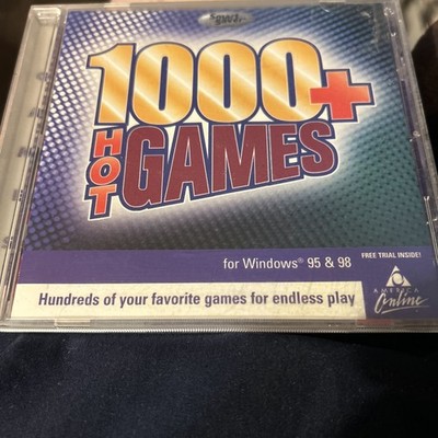 1000 hot games 95 & 98 windows       tested VINTAGE PC GAMES~ Shelf00K