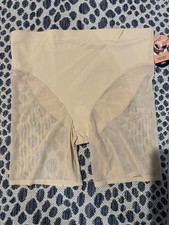 Shapermint Plus Size Shapewear Empower Mesh Shaper Shorts 2xl Beige Nwt