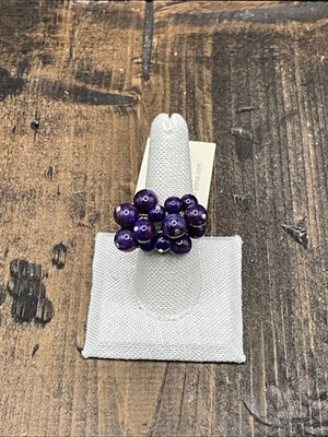 Barse Vibe Ring- Purple Turquoise- 8.5-NWT