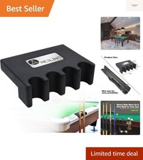 Pool Cue Holder, 4-Cue Portable Pool Stick Holder for Table, Weighted  Durab...