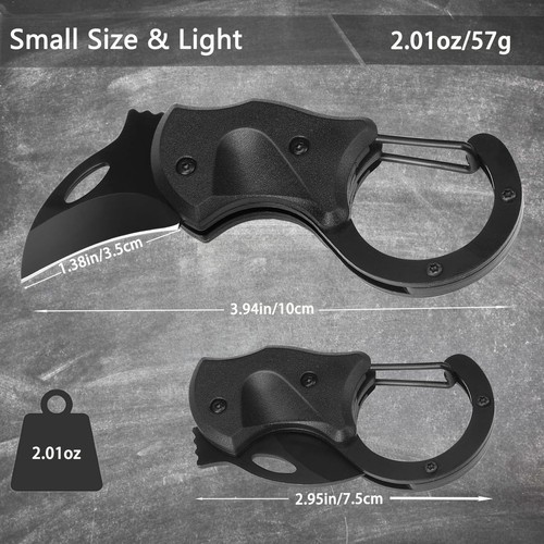 GUANYISTO Small Pocket Knife for Men Mini Folding Knives EDC Gadgets with 1.3... - Picture 3 of 6