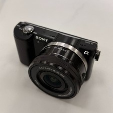 Sony Alpha A5000 W/16-50mm Lens 20.1MP APS-C Wi-Fi Selfie Mirrorless Camera