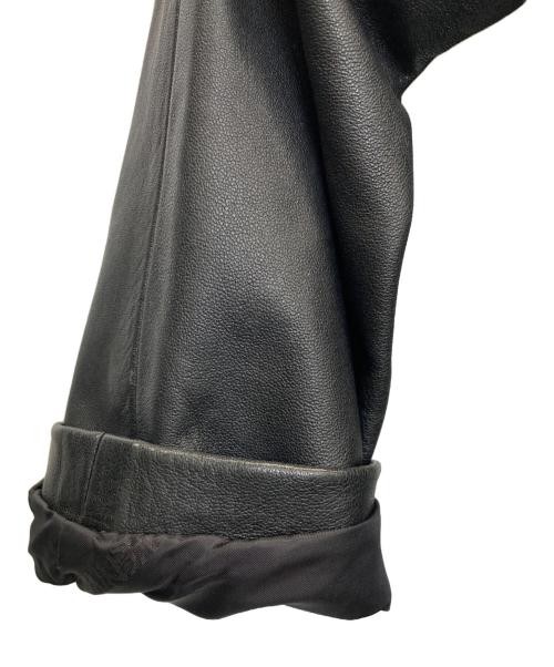 KENNES                    Leather tailored jacket black View 5
