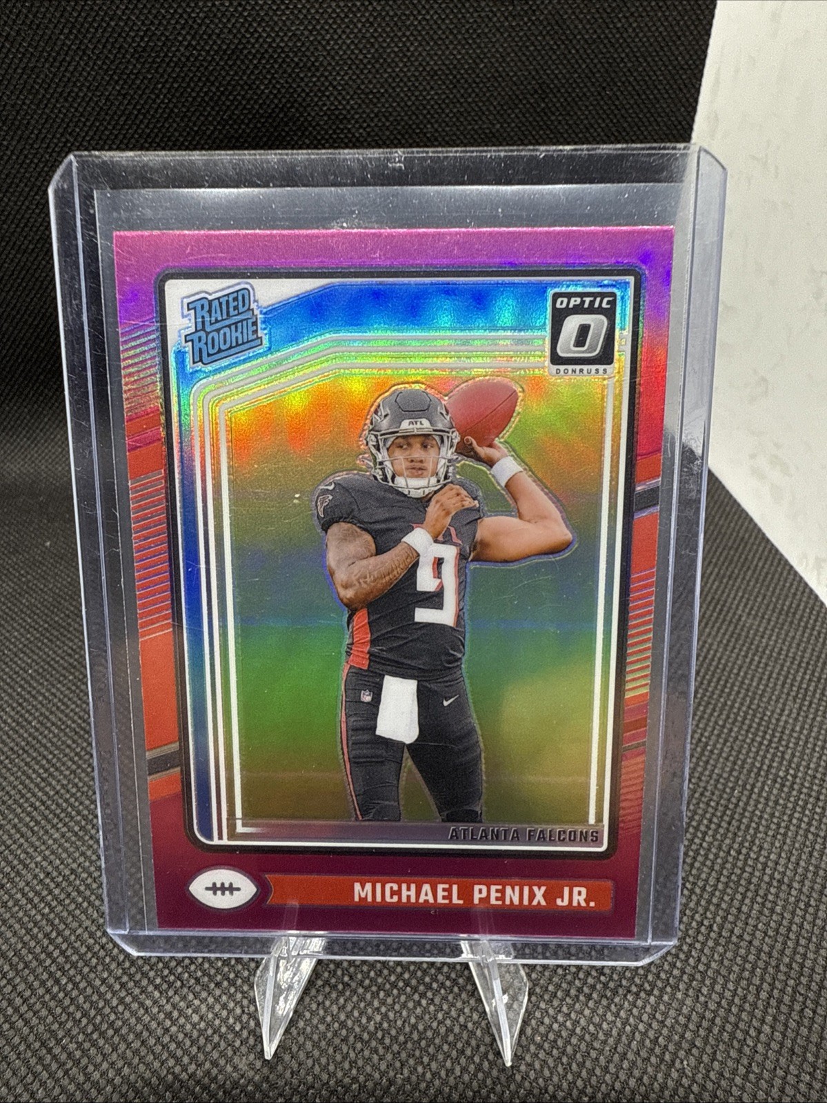 2024 Panini Donruss Optic - Rated Rookie Michael Penix Jr. #279 Pink Prizm (RC)
