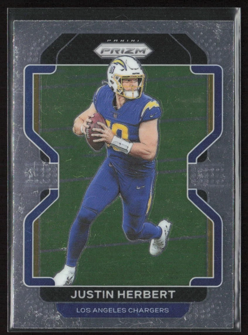 2021 Panini Prizm Justin Herbert #169 Los Angeles Chargers
