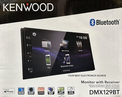 NEW Kenwood DMX129BT 6.8'' Touchscreen Digital Media Receiver w/ Bluetooth