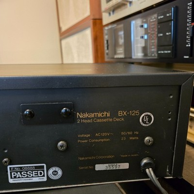 NAKAMICHI BX-125. Fully Serviced. Works Great. NICE | eBay