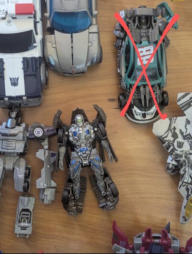 Transformers Action Figure Lot – Parts/Repair | Hasbro Robots, Cars, Jets Bundle - Afbeelding 15 van 16