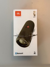 JBL FLIP 5 Waterproof Portable Bluetooth Speaker - Black NIB
