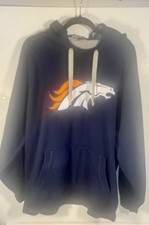 Antigua Women  s NFL Denver Broncos Football Pullover Hoodie XL