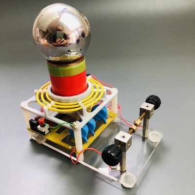 Mini Spark gap Tesla coil DIY Kits Classic SGTC Science Physical Educational Toy